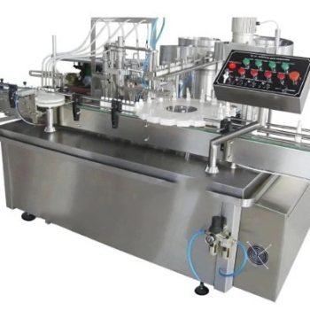 MÁY CHIẾT RÓT VÀ ĐÓNG NẮP CHAI TỰ ĐỘNG